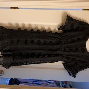 Black maternity dress